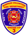 Bumpass Volunteer Fire Department — Engine Co. 3 badge