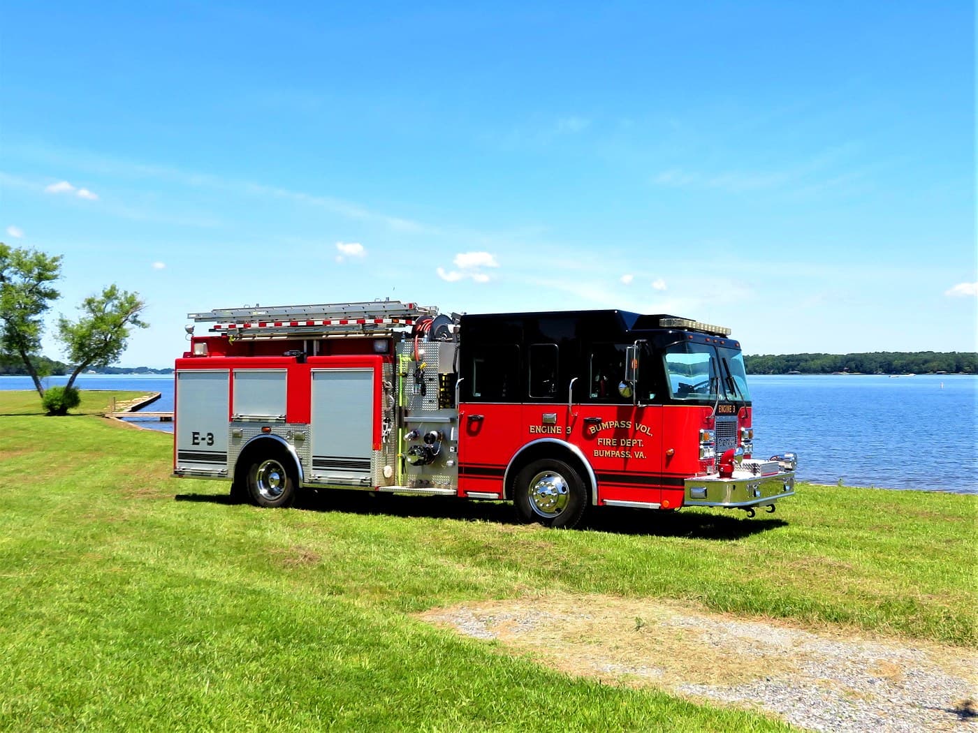 Engine 3 — BVFD pumper, driver side